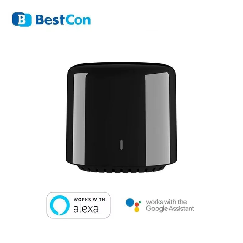 Broadlink Bestcon RM4C Mini Wifi Smart Universal Remote Voice Control for Air Condition with Google Home & Alexa Smart Home HUB